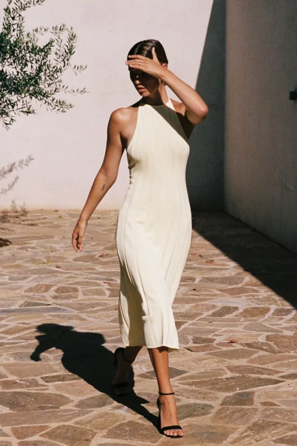 adrienne_2-4.webp Women MESHKI Midi Dresses<Adrienne