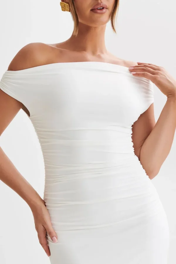 alayna_2-2.webp Women MESHKI Midi Dresses<Alayna