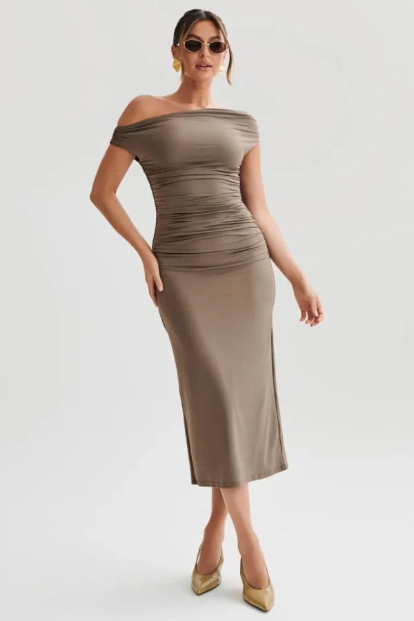 alayna_4-6.webp Women MESHKI Midi Dresses<Alayna