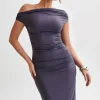 alayna_5-5.webp Women MESHKI Midi Dresses<Alayna
