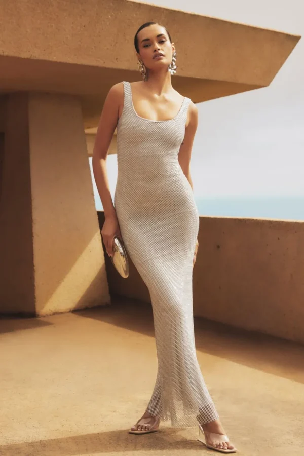 annika_2.webp Women MESHKI Midi Dresses<Annika