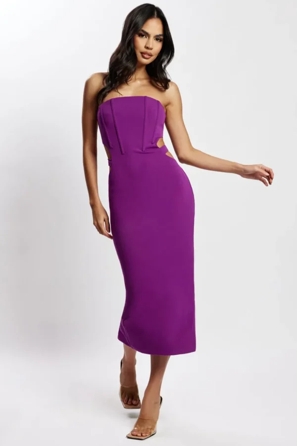 Women MESHKI Midi Dresses<Catherine