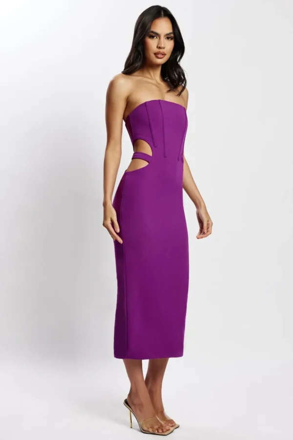 Women MESHKI Midi Dresses<Catherine