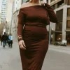 christabel_0.webp Women MESHKI Midi Dresses<Christabel