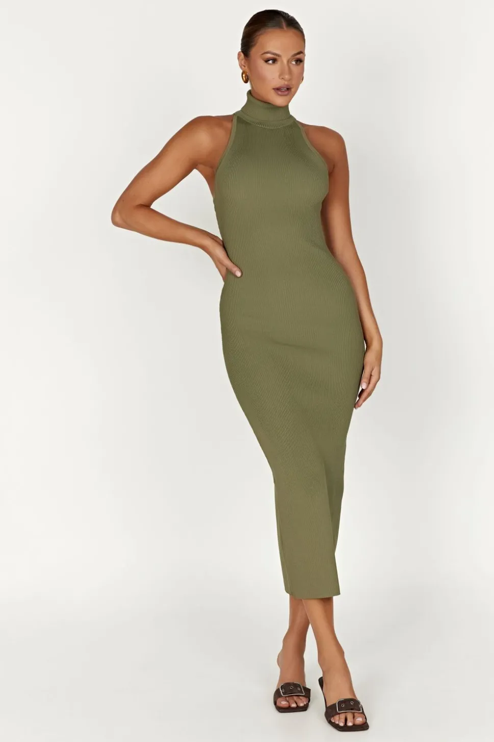 connie_0.webp Women MESHKI Midi Dresses<Connie
