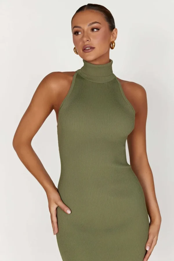 connie_2.webp Women MESHKI Midi Dresses<Connie