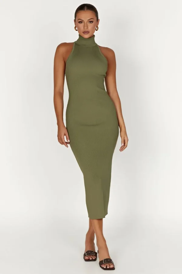 connie_5.webp Women MESHKI Midi Dresses<Connie