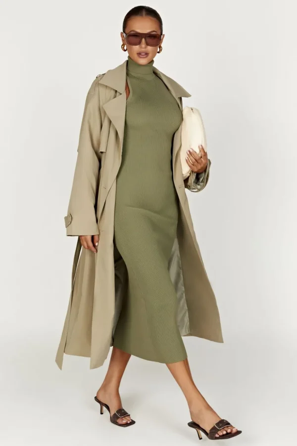 connie_7.webp Women MESHKI Midi Dresses<Connie