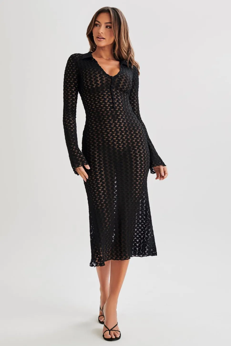Women MESHKI Midi Dresses<Dionne