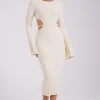 elodie_4-1.webp Women MESHKI Midi Dresses<Elodie