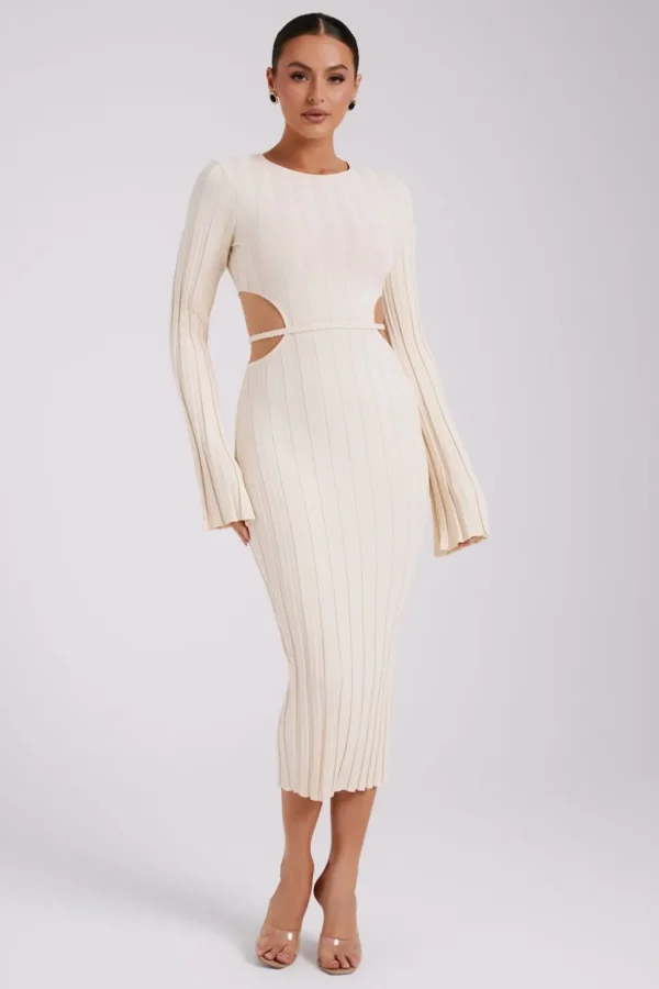 elodie_4-1.webp Women MESHKI Midi Dresses<Elodie