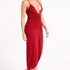 emeraude_3.webp Women MESHKI Midi Dresses<Emeraude