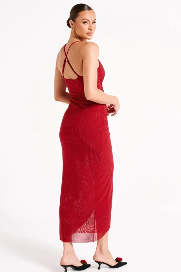emeraude_5.webp Women MESHKI Midi Dresses<Emeraude