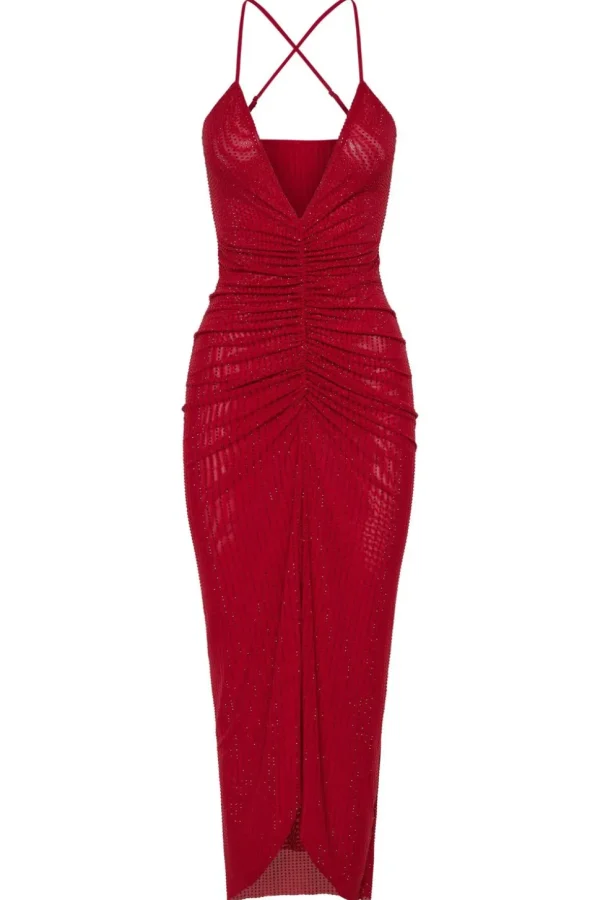 emeraude_9.webp Women MESHKI Midi Dresses<Emeraude