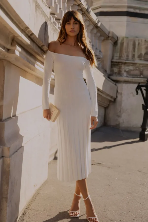 emmeline_2.webp Women MESHKI Midi Dresses<Emmeline