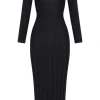 emmeline_7-1.webp Women MESHKI Midi Dresses<Emmeline