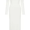 emmeline_9.webp Women MESHKI Midi Dresses<Emmeline