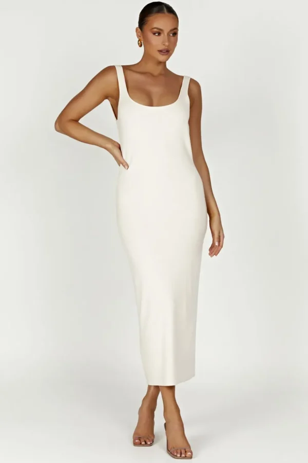 janie_1.webp Women MESHKI Midi Dresses<Janie