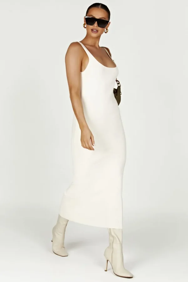 janie_4.webp Women MESHKI Midi Dresses<Janie