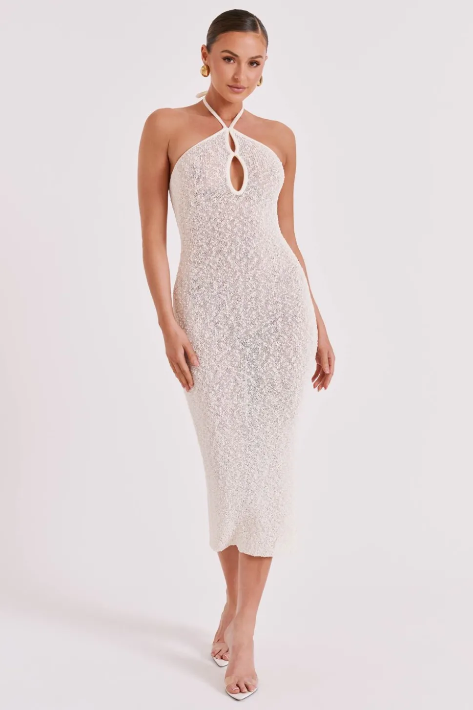 kahali_0.webp Women MESHKI Midi Dresses<Kahali