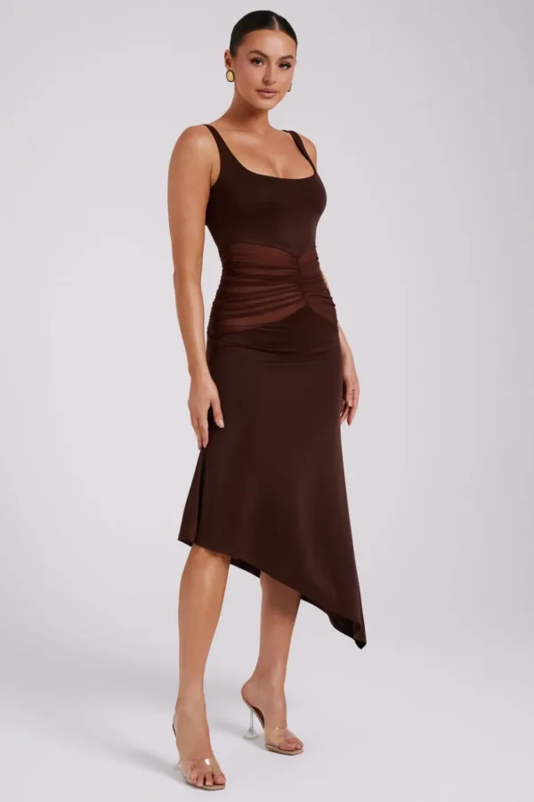 kora_7.webp Women MESHKI Midi Dresses<Kora