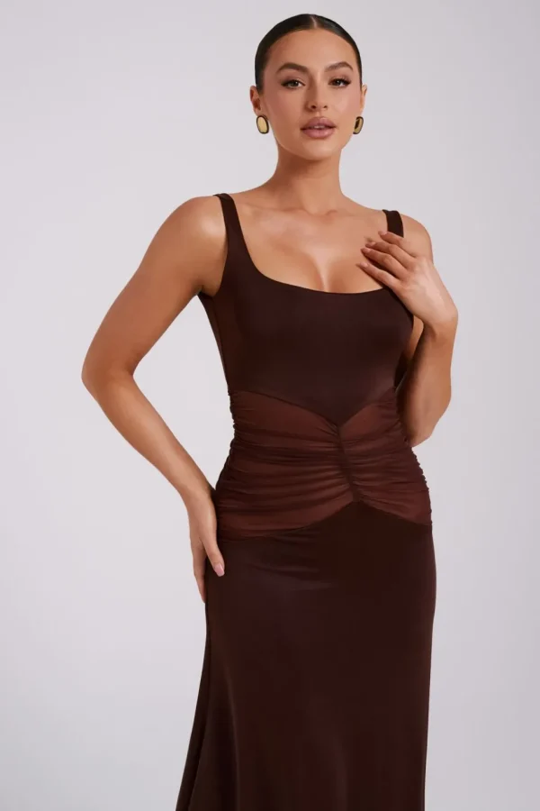 kora_8.webp Women MESHKI Midi Dresses<Kora