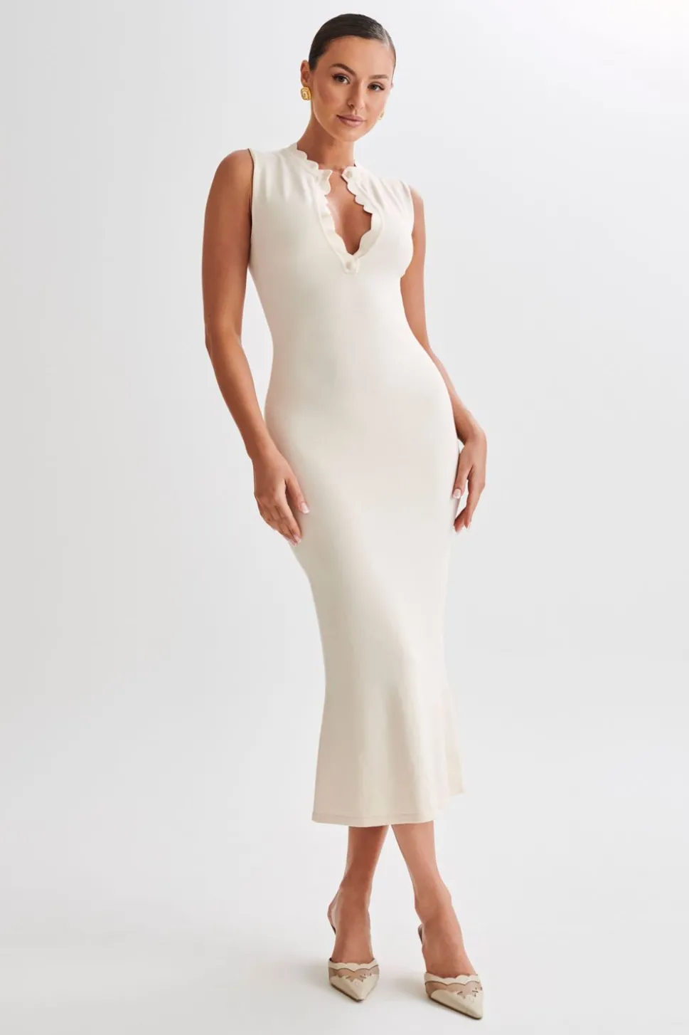 korva_0-1.webp Women MESHKI Midi Dresses<Korva