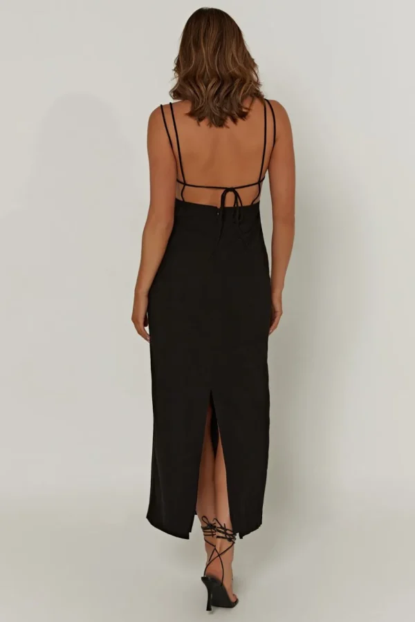 leana_1-1.webp Women MESHKI Midi Dresses<Leana