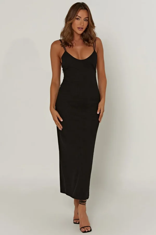 leana_5-1.webp Women MESHKI Midi Dresses<Leana