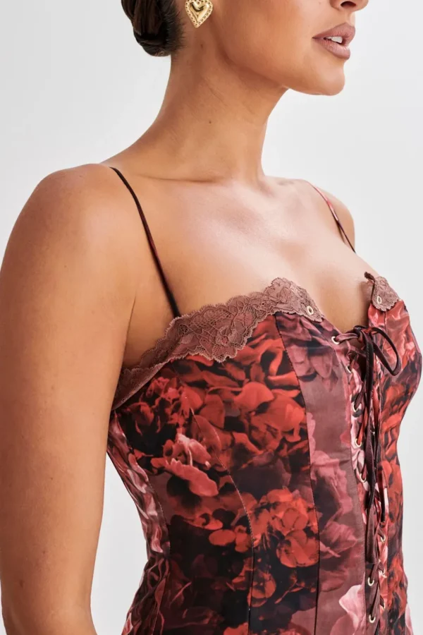 makayla_4.webp Women MESHKI Midi Dresses<Makayla