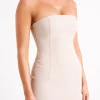 sable_2.webp Women MESHKI Midi Dresses<Sable