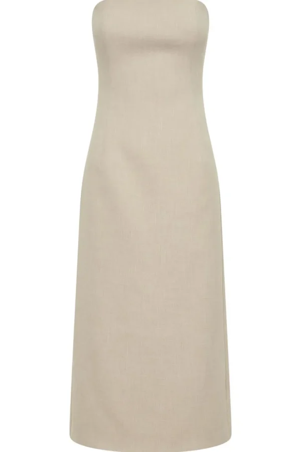 sable_6.webp Women MESHKI Midi Dresses<Sable