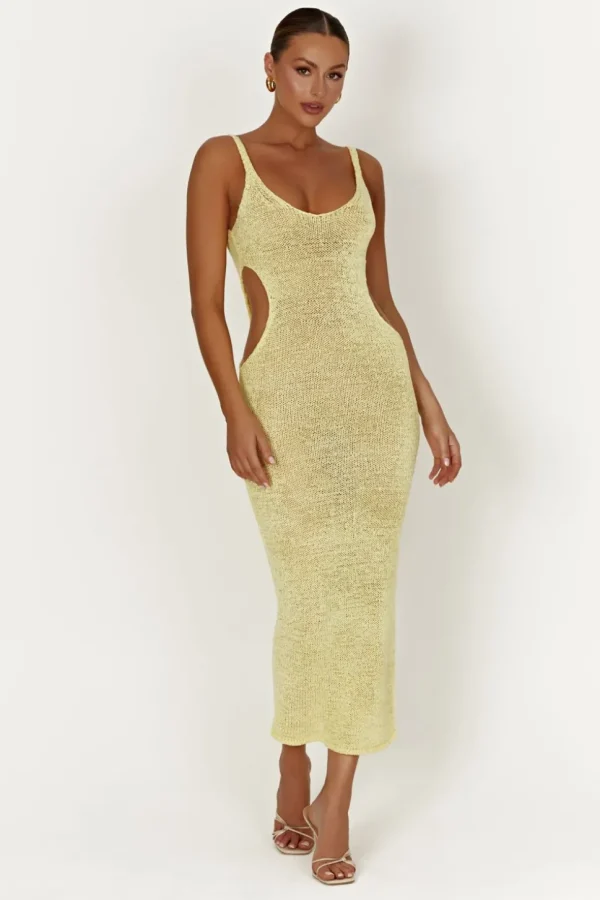 shae_1-2.webp Women MESHKI Midi Dresses<Shae