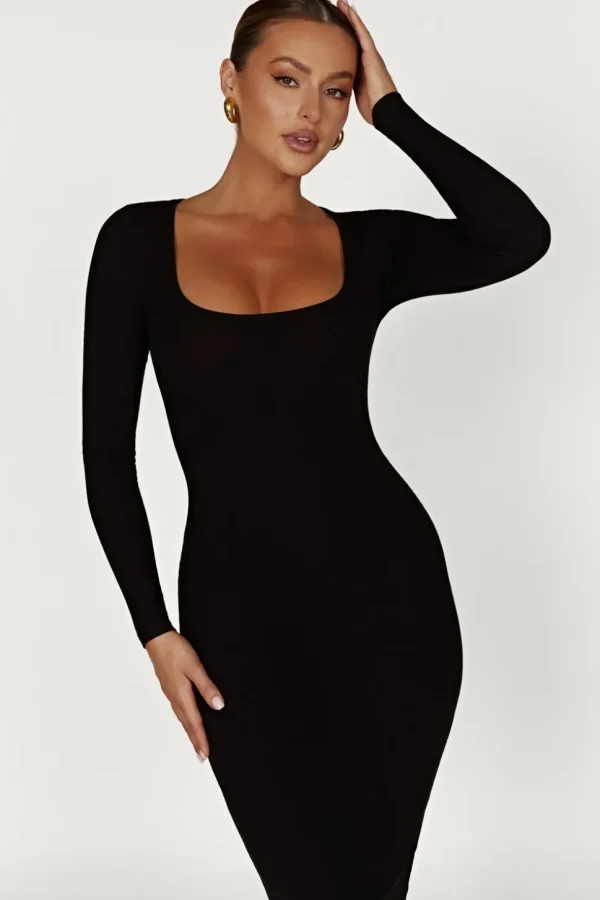 sierra_2-3.webp Women MESHKI Midi Dresses<Sierra