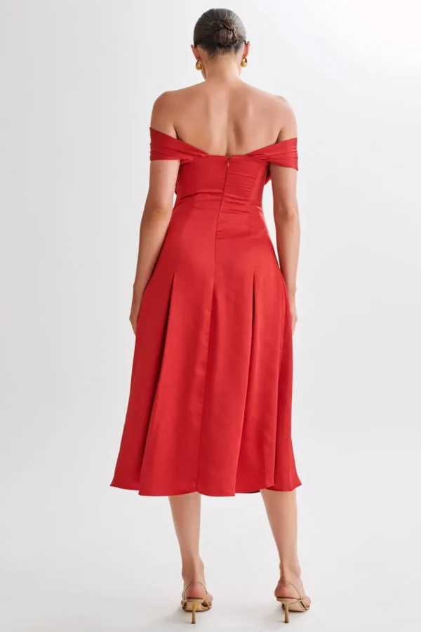 sofie_1.webp Women MESHKI Midi Dresses<Sofie