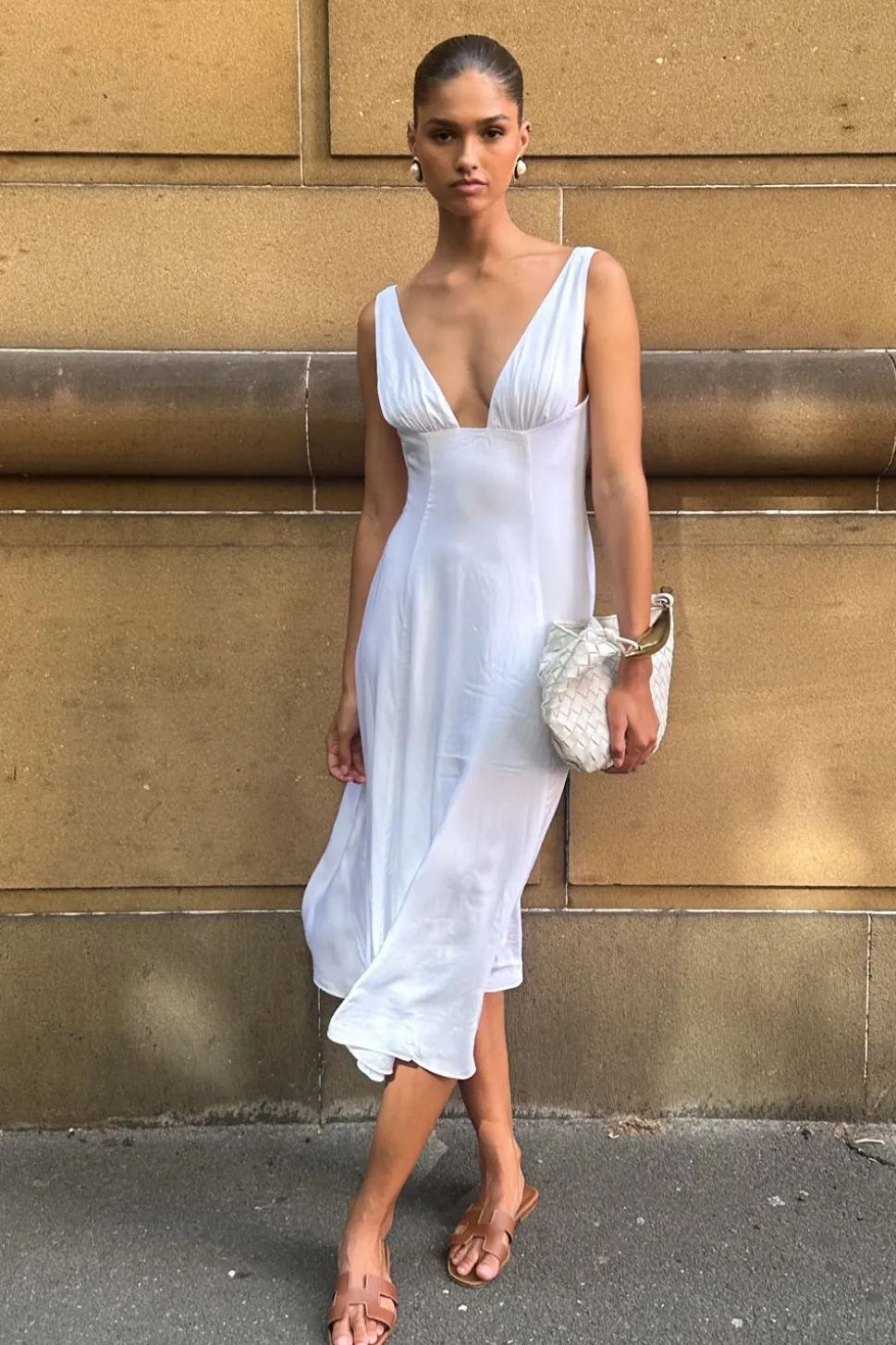 soledad_0.webp Women MESHKI Midi Dresses<Soledad
