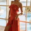 sulianna_7.webp Women MESHKI Midi Dresses<Sulianna