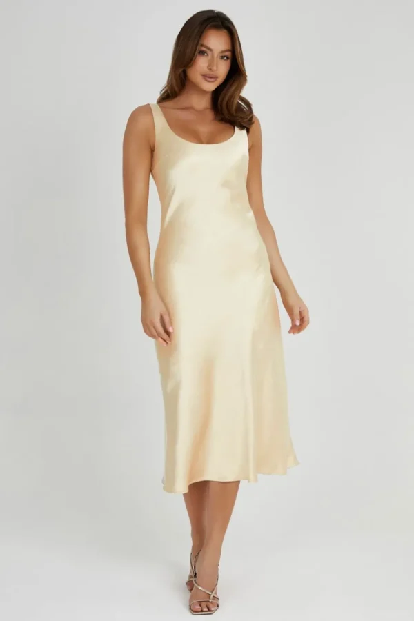 Women MESHKI Midi Dresses<Tamara