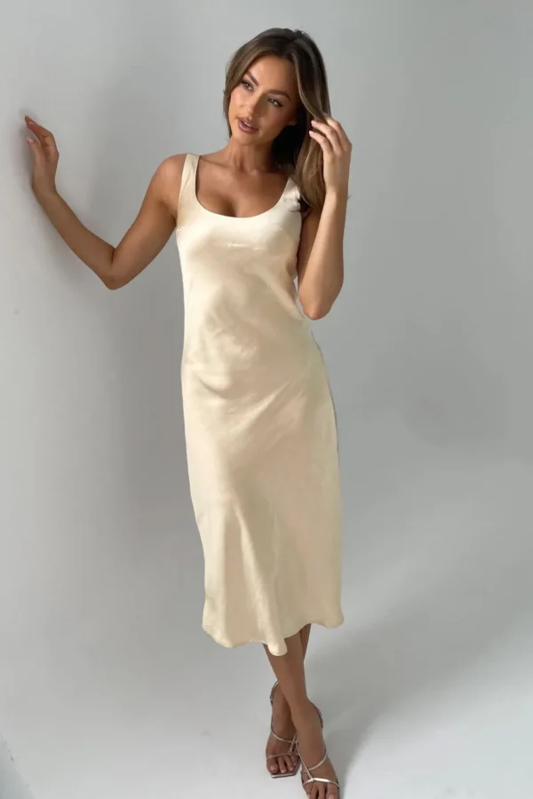 Women MESHKI Midi Dresses<Tamara