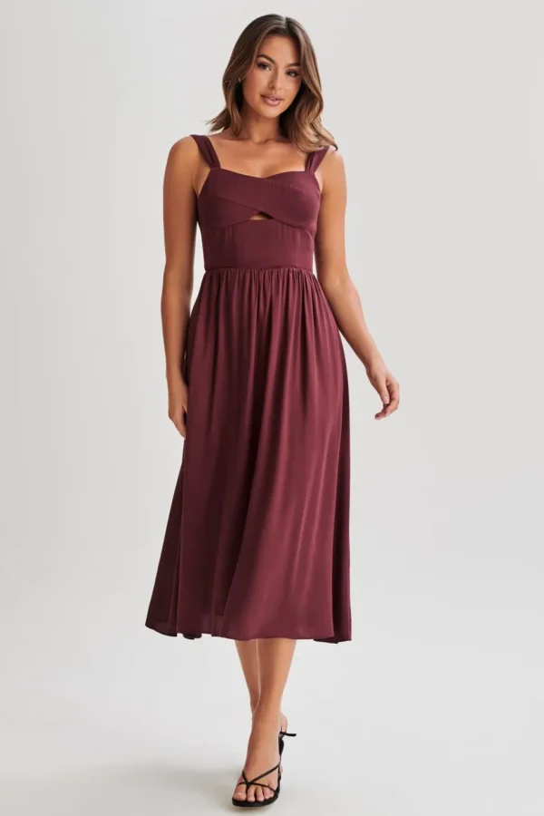 thandi_0-1.webp Women MESHKI Midi Dresses<Thandi