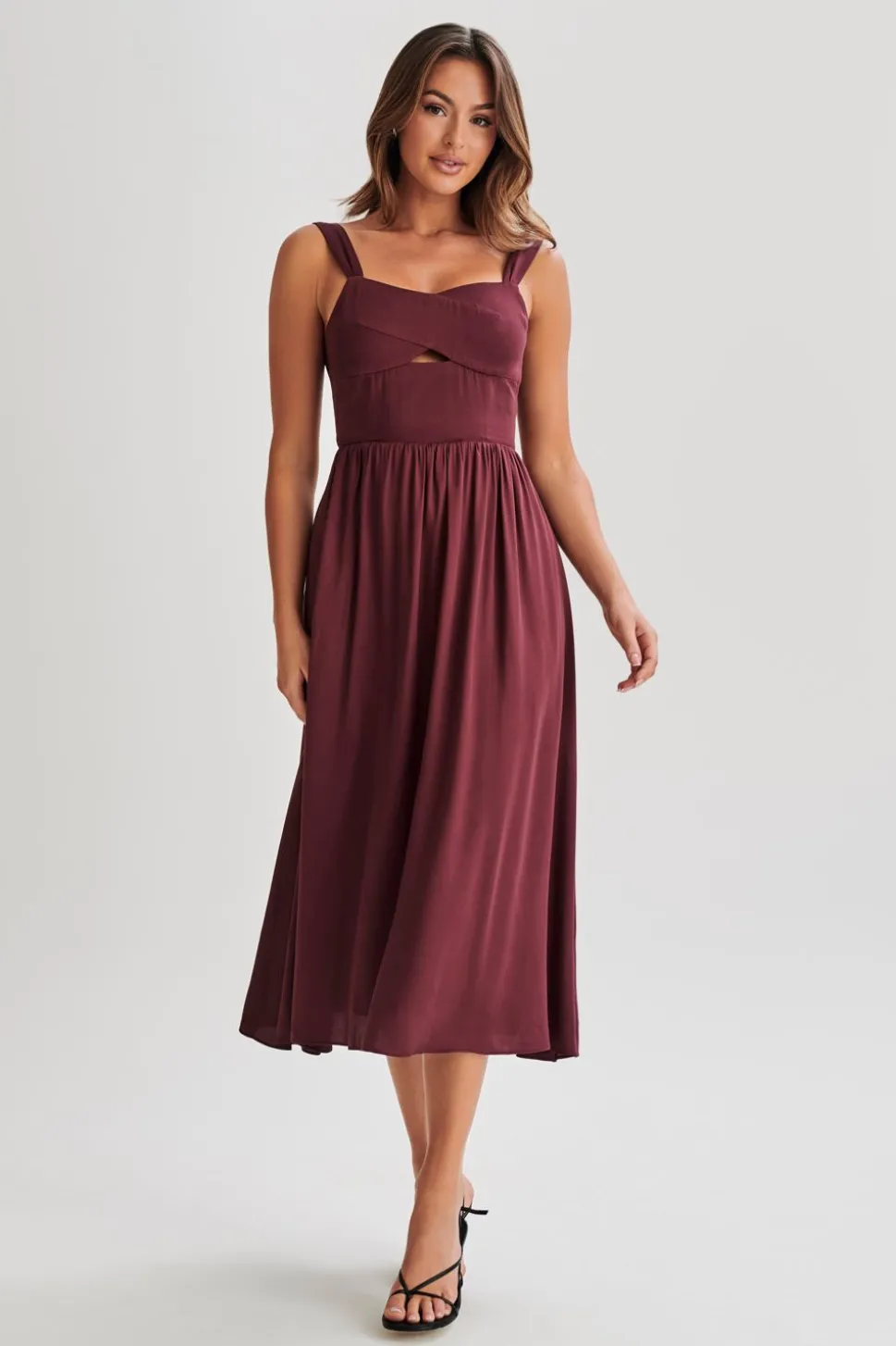 thandi_0-1.webp Women MESHKI Midi Dresses<Thandi