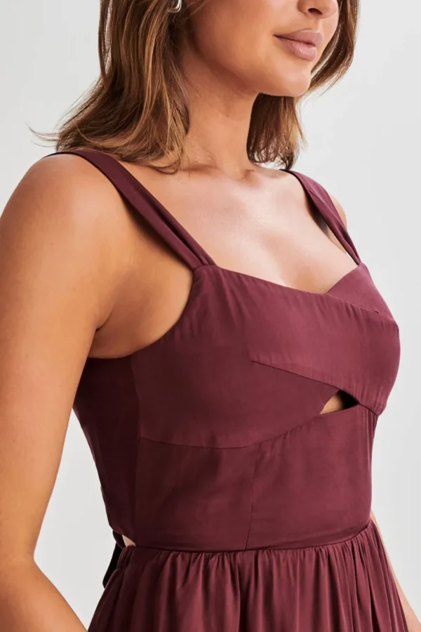 thandi_1-1.webp Women MESHKI Midi Dresses<Thandi