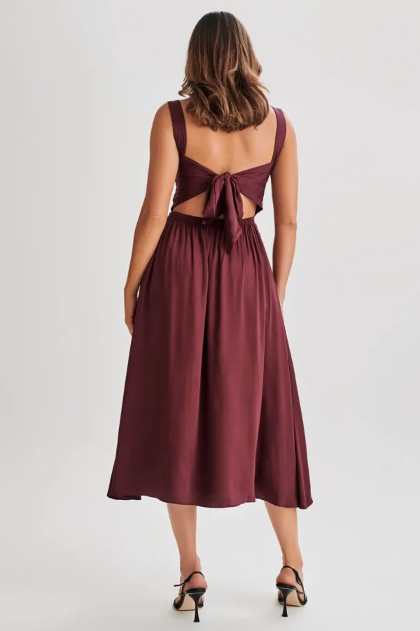 thandi_2-1.webp Women MESHKI Midi Dresses<Thandi