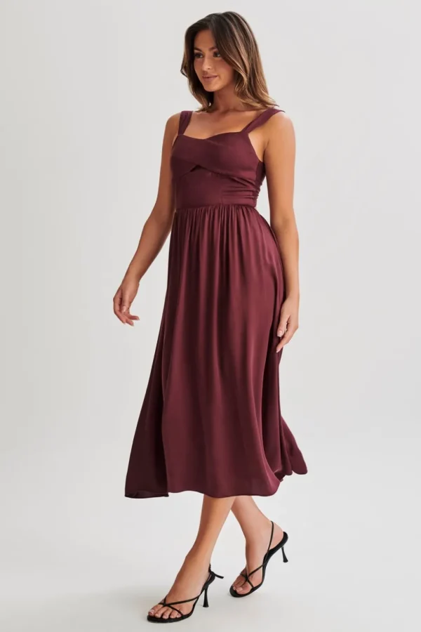 thandi_3-1.webp Women MESHKI Midi Dresses<Thandi