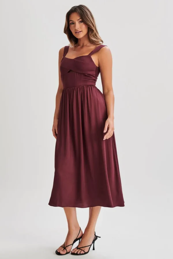 thandi_4-1.webp Women MESHKI Midi Dresses<Thandi