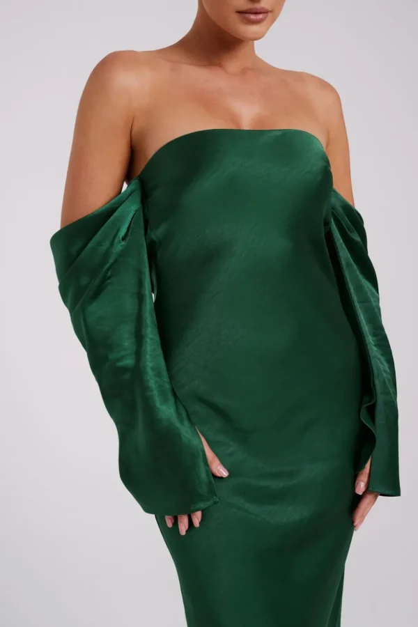 vee_1.webp Women MESHKI Midi Dresses<Vee