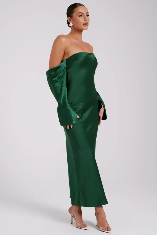 vee_2.webp Women MESHKI Midi Dresses<Vee