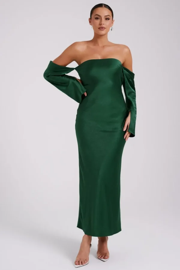 vee_3.webp Women MESHKI Midi Dresses<Vee