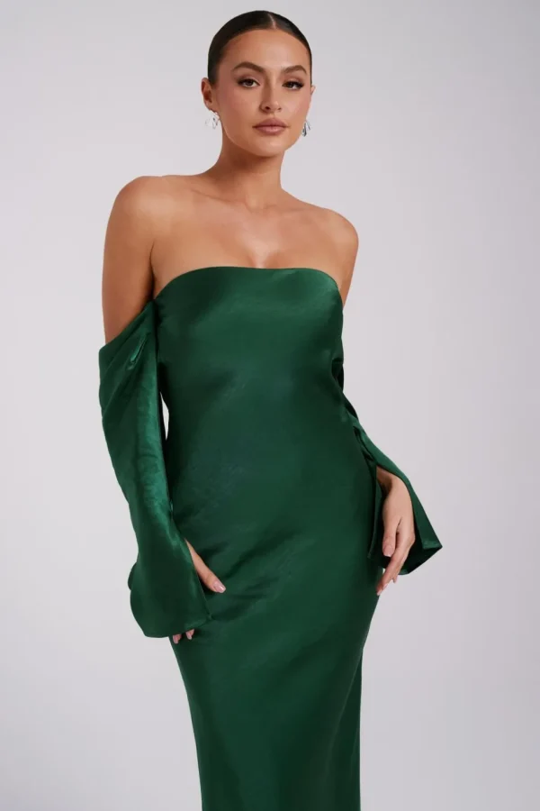 vee_5.webp Women MESHKI Midi Dresses<Vee