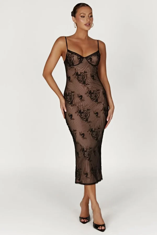 venice_4.webp Women MESHKI Midi Dresses<Venice